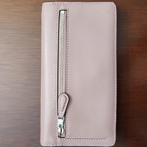 Coach Pink Floral Embossed Women's Wallet - Picture 5 of 11